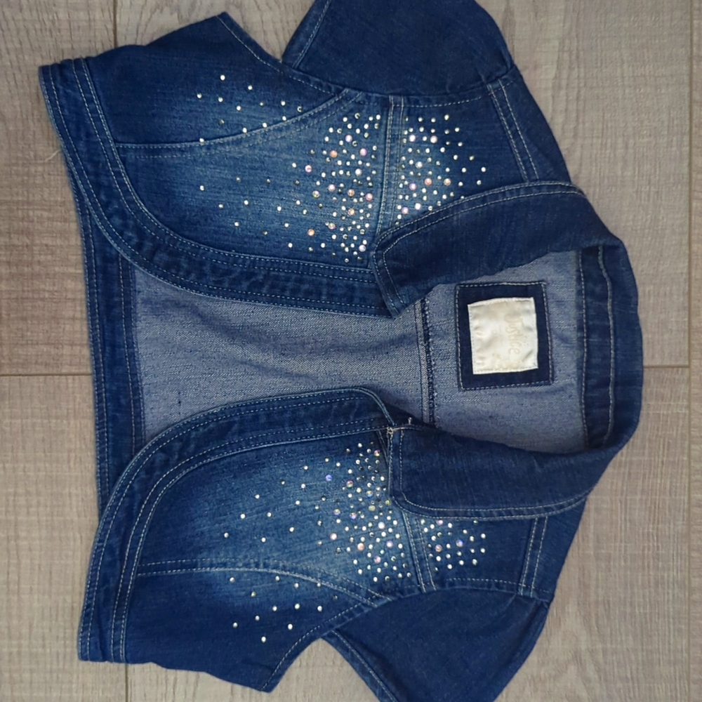 Justice Denim Crop Jacket
